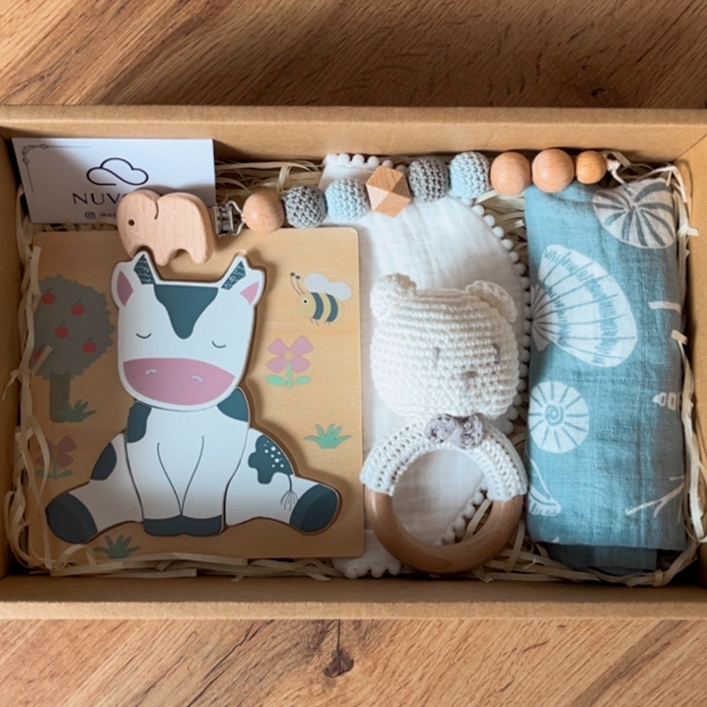 Canastilla Mediana “Pequeñ@s Explorador@s” 🐮