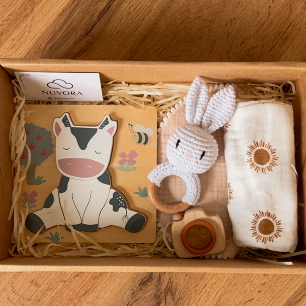 Canastilla Mediana “Pequeñ@s Explorador@s” 🐮