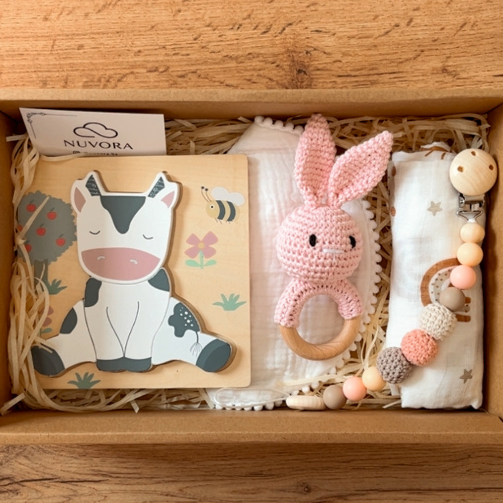 Canastilla Mediana “Pequeñ@s Explorador@s” 🐮