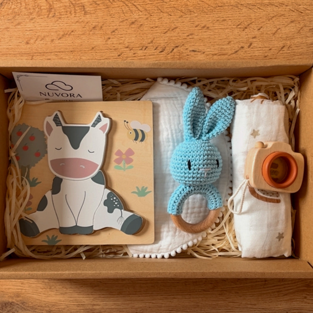 Canastilla Mediana “Pequeñ@s Explorador@s” 🐮