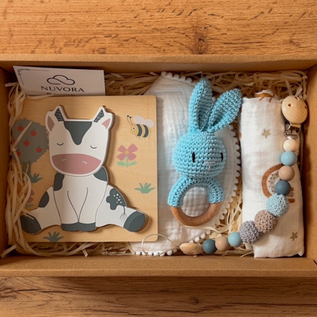 Canastilla Mediana “Pequeñ@s Explorador@s” 🐮