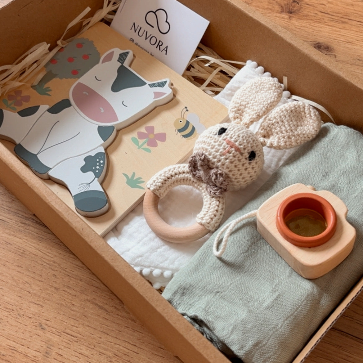 Canastilla Mediana “Pequeñ@s Explorador@s” 🐮