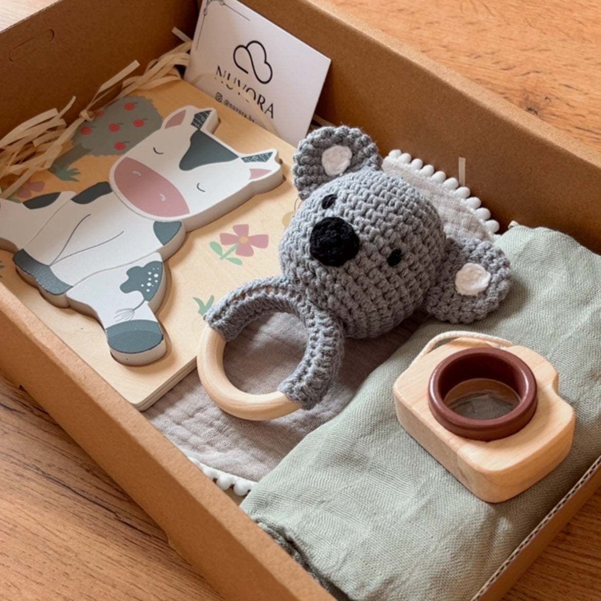 Canastilla Mediana “Pequeñ@s Explorador@s” 🐮