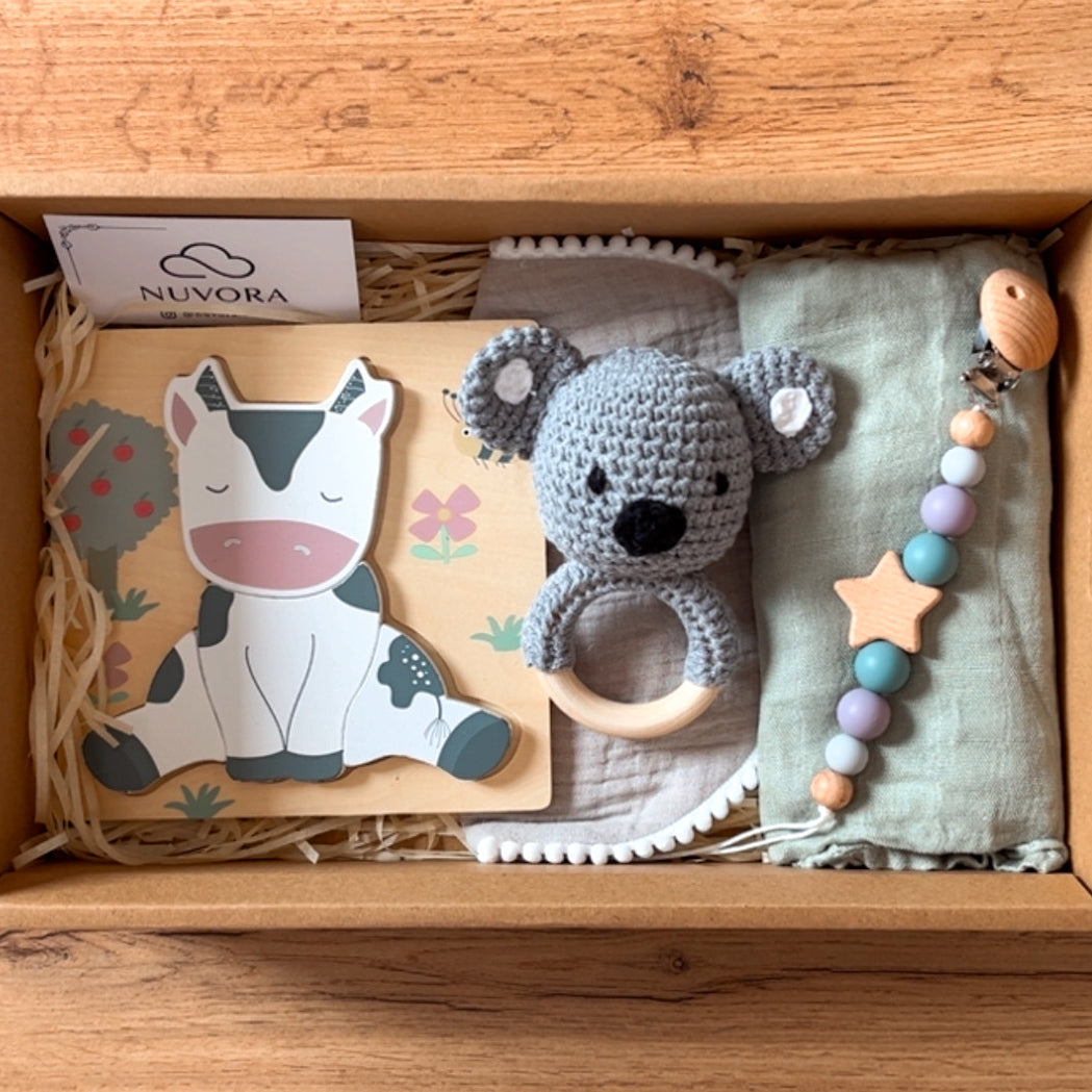 Canastilla Mediana “Pequeñ@s Explorador@s” 🐮