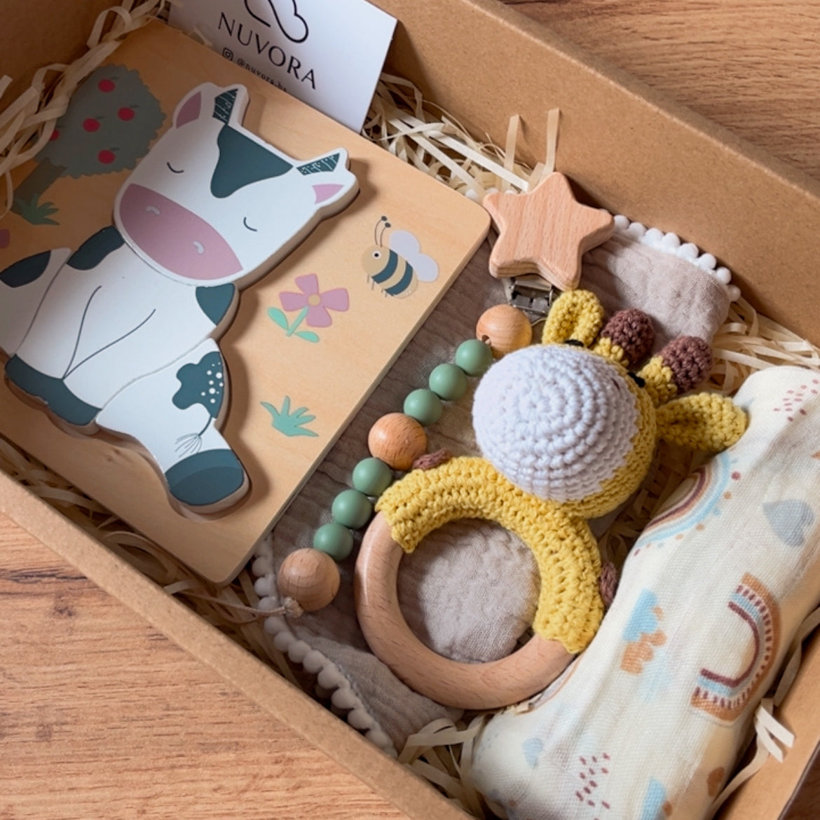 Canastilla Mediana “Pequeñ@s Explorador@s” 🐮