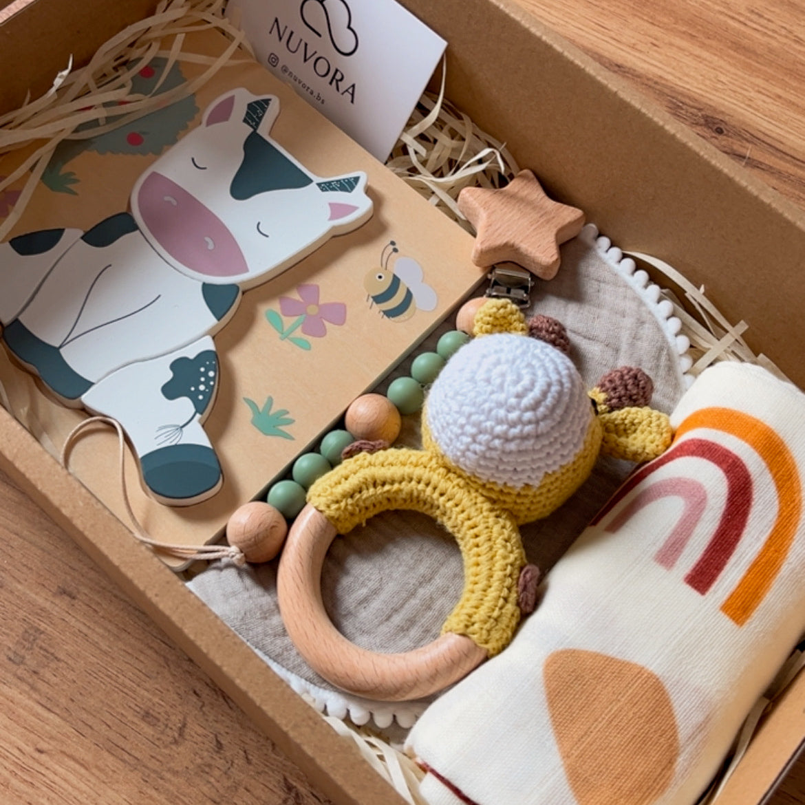 Canastilla Mediana “Pequeñ@s Explorador@s” 🐮