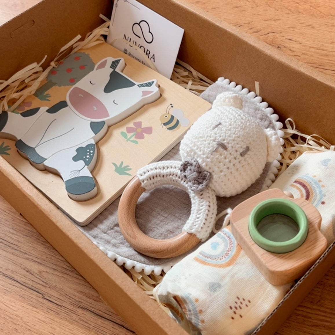 Canastilla Mediana “Pequeñ@s Explorador@s” 🐮